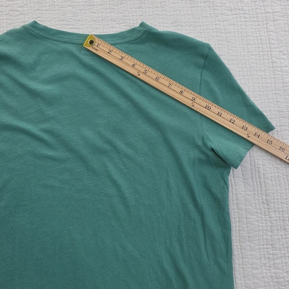 Madewell T-Shirt Womens XL Green V-Neck Pocket Tee Short Sleeve Softfade NEW NWT - Picture 12 of 15